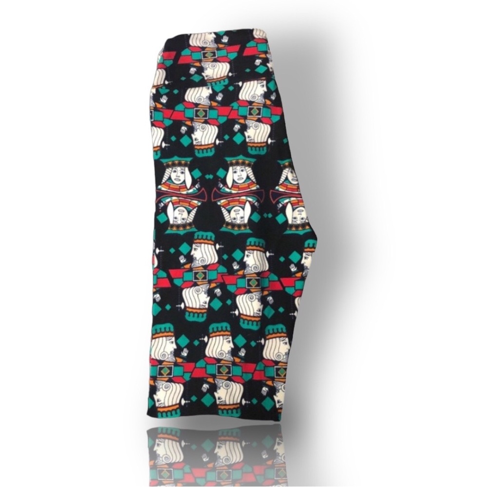 Face Cards LuLaRoe Leggings Retired Print Size OS (2-10) New